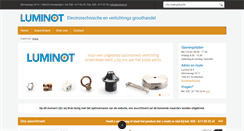 Desktop Screenshot of luminot.nl