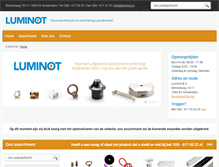Tablet Screenshot of luminot.nl